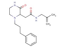 N-(2-methyl-2-propen-1-yl)-2-[3-oxo-1-(3-phenylpropyl)-2-piperazinyl]acetamide