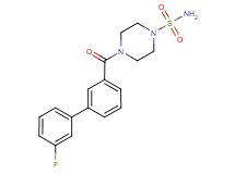 4-[(3'-fluorobiphenyl-3-yl)carbonyl]piperazine-1-sulfonamide