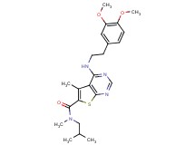 4-{[2-(3,4-dimethoxyphenyl)ethyl]amino}-N-isobutyl-N,5-dimethylthieno[2,3-d]pyrimidine-6-carboxamide