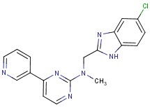 N-[(5-chloro-1H-benzimidazol-2-yl)methyl]-N-methyl-4-(3-pyridinyl)-2-pyrimidinamine