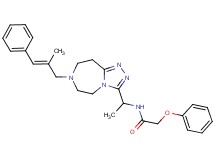 N-(1-{7-[(2E)-2-methyl-3-phenyl-2-propen-1-yl]-6,7,8,9-tetrahydro-5H-[1,2,4]triazolo[4,3-d][1,4]diazepin-3-yl}ethyl)-2-phenoxyacetamide