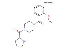 1-(2-methoxybenzoyl)-4-D-prolylpiperazine hydrochloride