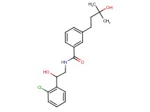 N-[2-(2-chlorophenyl)-2-hydroxyethyl]-3-(3-hydroxy-3-methylbutyl)benzamide