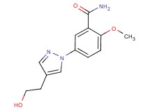 5-[4-(2-hydroxyethyl)-1H-pyrazol-1-yl]-2-methoxybenzamide