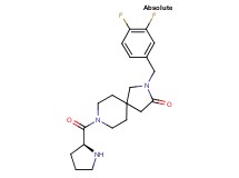 2-(3,4-difluorobenzyl)-8-L-prolyl-2,8-diazaspiro[4.5]decan-3-one hydrochloride