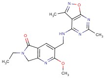 3-{[(3,6-dimethylisoxazolo[5,4-d]pyrimidin-4-yl)amino]methyl}-6-ethyl-2-methoxy-6,7-dihydro-5H-pyrrolo[3,4-b]pyridin-5-one