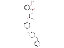 2-methoxy-N-[2-(4-{[4-(3-pyridinylmethyl)-1-piperazinyl]methyl}phenoxy)propyl]benzamide