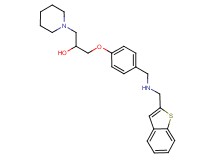 1-(4-{[(1-benzothien-2-ylmethyl)amino]methyl}phenoxy)-3-(1-piperidinyl)-2-propanol