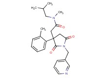N-isobutyl-N-methyl-2-[3-(2-methylphenyl)-2,5-dioxo-1-(3-pyridinylmethyl)-3-pyrrolidinyl]acetamide