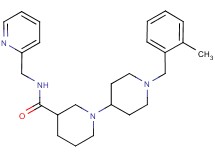 1'-(2-methylbenzyl)-N-(pyridin-2-ylmethyl)-1,4'-bipiperidine-3-carboxamide