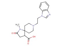 8-[2-(1H-benzimidazol-1-yl)ethyl]-1-methyl-2-oxo-1,8-diazaspiro[4.5]decane-4-carboxylic acid