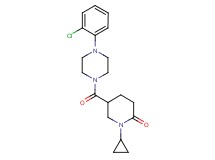5-{[4-(2-chlorophenyl)-1-piperazinyl]carbonyl}-1-cyclopropyl-2-piperidinone