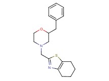 2-[(2-benzyl-4-morpholinyl)methyl]-4,5,6,7-tetrahydro-1,3-benzothiazole