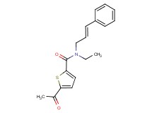 5-acetyl-N-ethyl-N-[(2E)-3-phenylprop-2-en-1-yl]thiophene-2-carboxamide