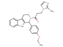 1-(4-ethoxyphenyl)-2-[3-(2-methyl-1H-imidazol-1-yl)propanoyl]-2,3,4,9-tetrahydro-1H-beta-carboline