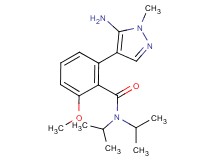 2-(5-amino-1-methyl-1H-pyrazol-4-yl)-N,N-diisopropyl-6-methoxybenzamide