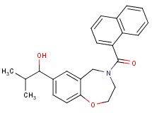 2-methyl-1-[4-(1-naphthoyl)-2,3,4,5-tetrahydro-1,4-benzoxazepin-7-yl]-1-propanol