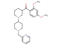 (2,4-dimethoxyphenyl)[1'-(2-pyridinylmethyl)-1,4'-bipiperidin-3-yl]methanone