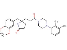 5-(3,4-dimethoxybenzyl)-5-{3-[4-(2,3-dimethylphenyl)-1-piperazinyl]-3-oxopropyl}-2-pyrrolidinone