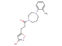 5-{3-[4-(2-methylphenyl)-1,4-diazepan-1-yl]-3-oxopropyl}-3-isoxazolol
