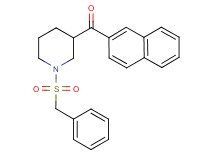 [1-(benzylsulfonyl)-3-piperidinyl](2-naphthyl)methanone