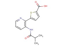 5-[3-(isobutyrylamino)pyridin-2-yl]thiophene-2-carboxylic acid