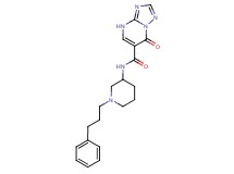 7-oxo-N-[1-(3-phenylpropyl)-3-piperidinyl]-4,7-dihydro[1,2,4]triazolo[1,5-a]pyrimidine-6-carboxamide