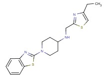 1-(1,3-benzothiazol-2-yl)-N-[(4-ethyl-1,3-thiazol-2-yl)methyl]piperidin-4-amine