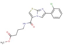 methyl 4-({[6-(2-chlorophenyl)imidazo[2,1-b][1,3]thiazol-3-yl]carbonyl}amino)butanoate