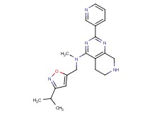 N-[(3-isopropylisoxazol-5-yl)methyl]-N-methyl-2-pyridin-3-yl-5,6,7,8-tetrahydropyrido[3,4-d]pyrimidin-4-amine