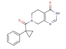 7-[(1-phenylcyclopropyl)carbonyl]-5,6,7,8-tetrahydropyrido[3,4-d]pyrimidin-4(3H)-one
