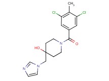 1-(3,5-dichloro-4-methylbenzoyl)-4-(1H-imidazol-1-ylmethyl)-4-piperidinol