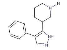 3-(4-phenyl-1H-pyrazol-5-yl)piperidine