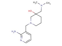 1-[(2-amino-3-pyridinyl)methyl]-3-[(dimethylamino)methyl]-3-piperidinol