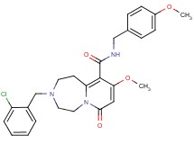 3-(2-chlorobenzyl)-9-methoxy-N-(4-methoxybenzyl)-7-oxo-1,2,3,4,5,7-hexahydropyrido[1,2-d][1,4]diazepine-10-carboxamide