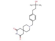 9-[4-(3-hydroxy-3-methylbutyl)benzyl]-3,9-diazaspiro[5.5]undecane-2,4-dione
