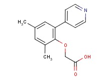 [2,4-dimethyl-6-(4-pyridinyl)phenoxy]acetic acid