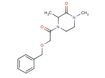 4-[(benzyloxy)acetyl]-1,3-dimethylpiperazin-2-one