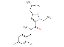 N-(2,4-dichlorobenzyl)-1-ethyl-3-isobutyl-N-methyl-1H-pyrazole-5-carboxamide