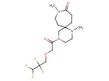1,9-dimethyl-4-[(2,2,3,3-tetrafluoropropoxy)acetyl]-1,4,9-triazaspiro[5.6]dodecan-10-one