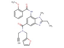 2-ethyl-N-(2-furylmethyl)-7-[(2-methoxybenzoyl)amino]-1-methyl-N-2-propyn-1-yl-1H-benzimidazole-5-carboxamide