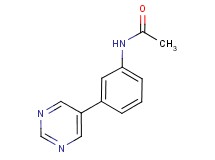 N-(3-pyrimidin-5-ylphenyl)acetamide