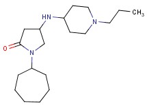 1-cycloheptyl-4-[(1-propyl-4-piperidinyl)amino]-2-pyrrolidinone