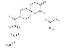 2-[2-(dimethylamino)ethyl]-9-(4-ethylbenzoyl)-2,9-diazaspiro[5.5]undecan-3-one