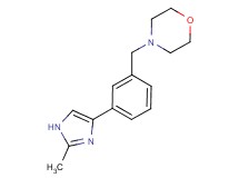 4-[3-(2-methyl-1H-imidazol-4-yl)benzyl]morpholine