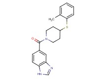 5-({4-[(2-methylphenyl)thio]-1-piperidinyl}carbonyl)-1H-benzimidazole