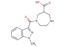 1-[(1-methyl-1H-indazol-3-yl)carbonyl]-1,4-diazepane-6-carboxylic acid