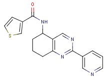 N-[2-(3-pyridinyl)-5,6,7,8-tetrahydro-5-quinazolinyl]-3-thiophenecarboxamide