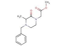 methyl (4-benzyl-3-methyl-2-oxopiperazin-1-yl)acetate