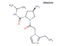 (4R)-4-amino-1-[(2-ethyl-1H-imidazol-1-yl)acetyl]-N-isopropyl-L-prolinamide